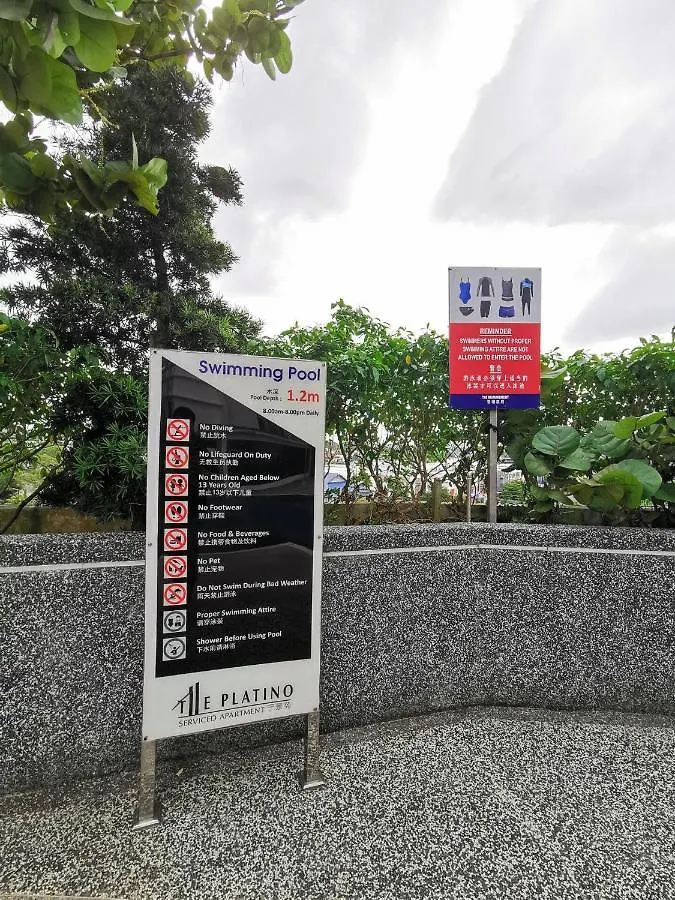 B2510 Paradigm Mall 2Br 6Pax Wifi Tvbox Netflix! Prime Area The Platino By Stay Johor Bahru 0*,  Malezja